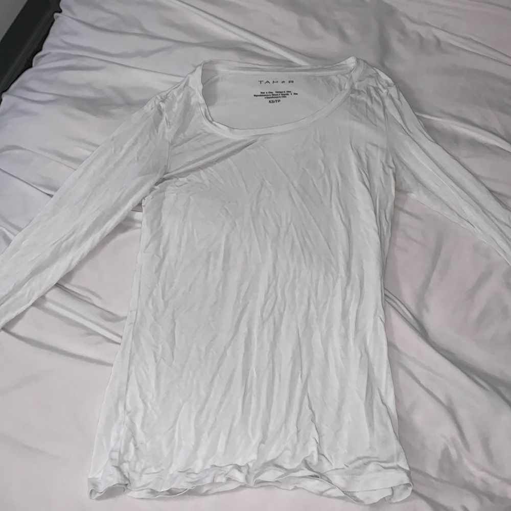 White Long Sleeve Top